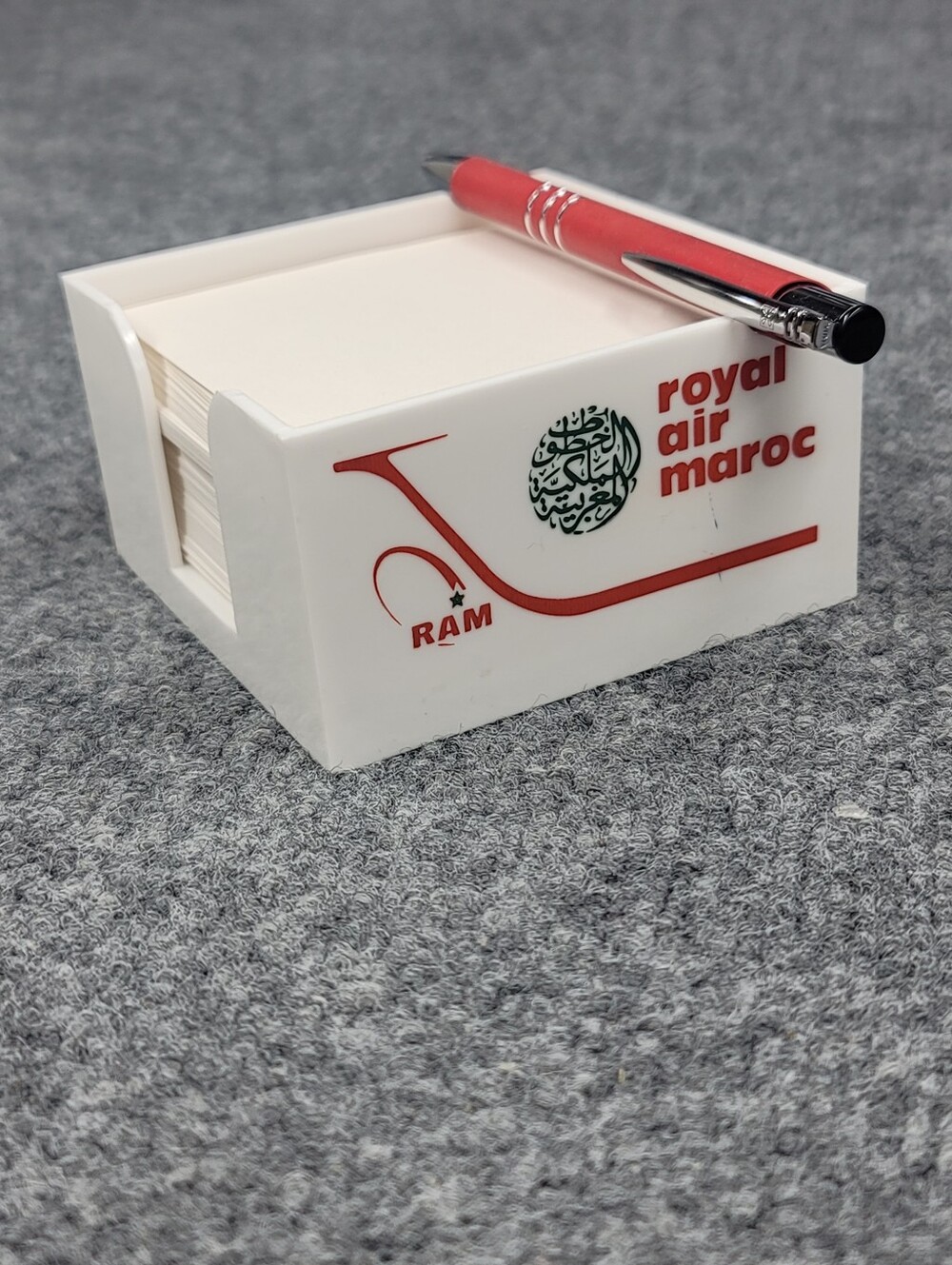 Vintage 1980s-90s Royal Air Maroc Cubibloc Deisgned Catherine Perrin France